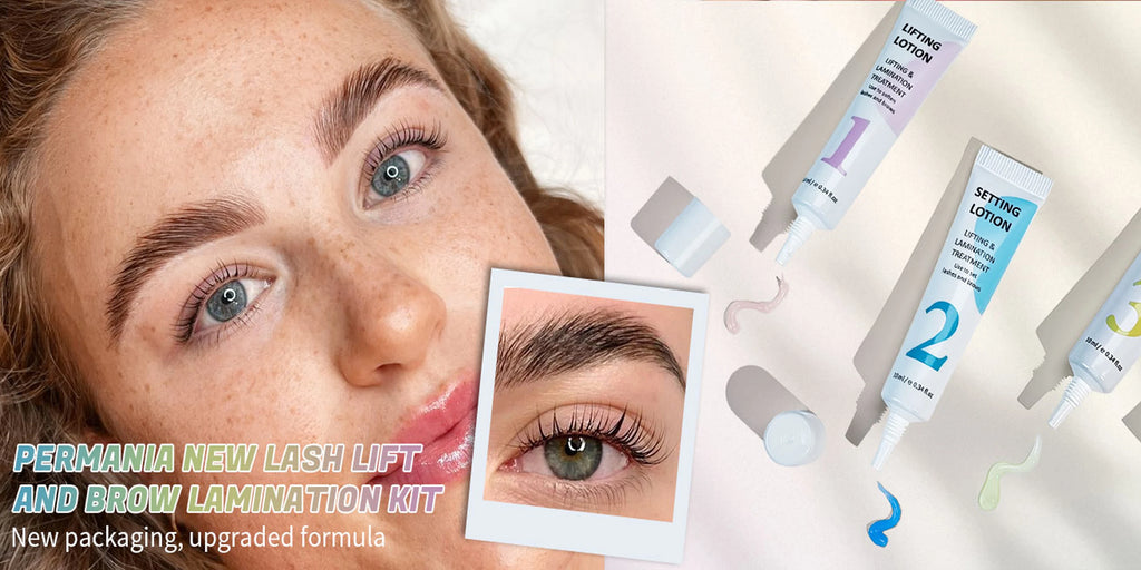 PERMANIA Eyebrows Lift Lotion Single Bottle Brow Lamination Perm Cream 1#2#3 Lotion Emulsion Eyelash Lifting Makeup Tool