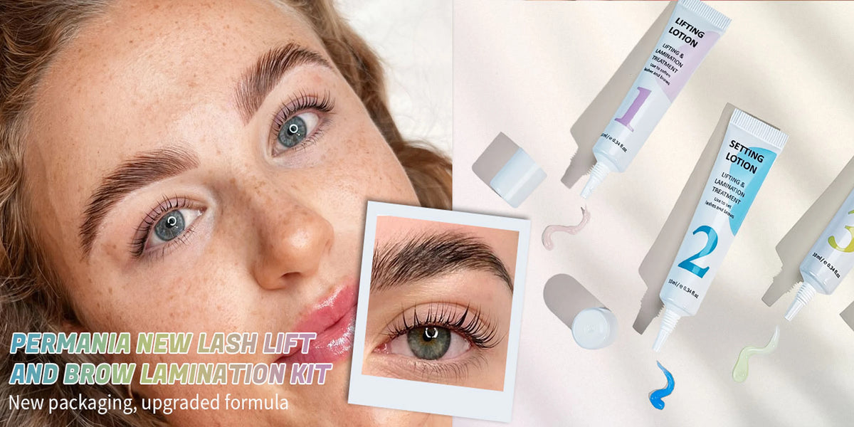 PERMANIA Eyebrows Lift Lotion Single Bottle Brow Lamination Perm Cream 1#2#3 Lotion Emulsion Eyelash Lifting Makeup Tool