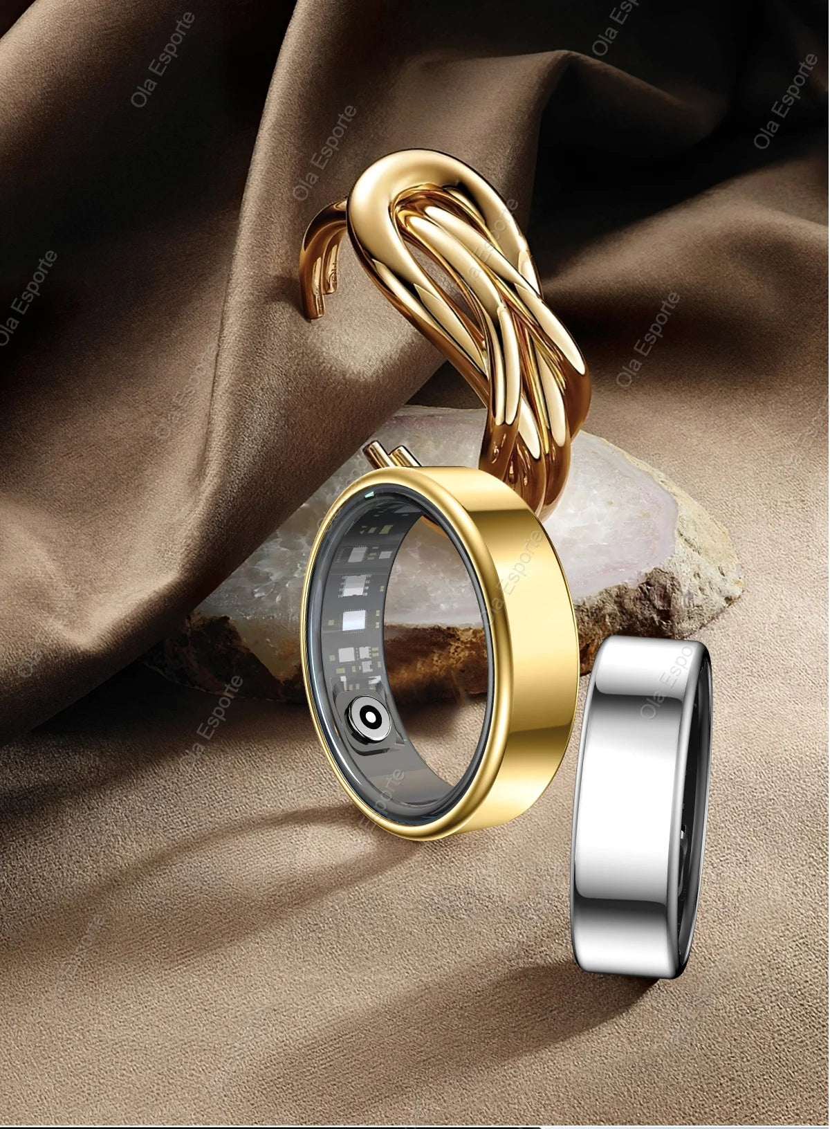 2026 New Smart Ring Men Women, Heart Rate Blood Oxygen and Sleep Monitor Smartring IP68 & 5ATM Waterproof, Multi-sport Ring R11C