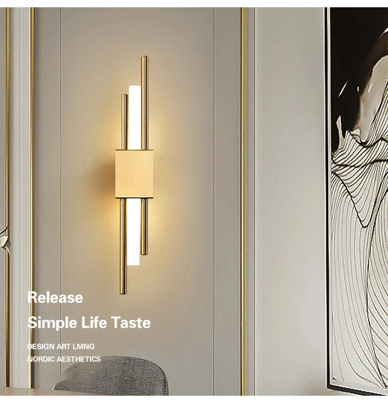 Modern Led Wall Lamp Indoor Lighting Nordic Decoration Wall Lights Living Room Corridor Bedroom Bedside Sconces Bathroom Mirror