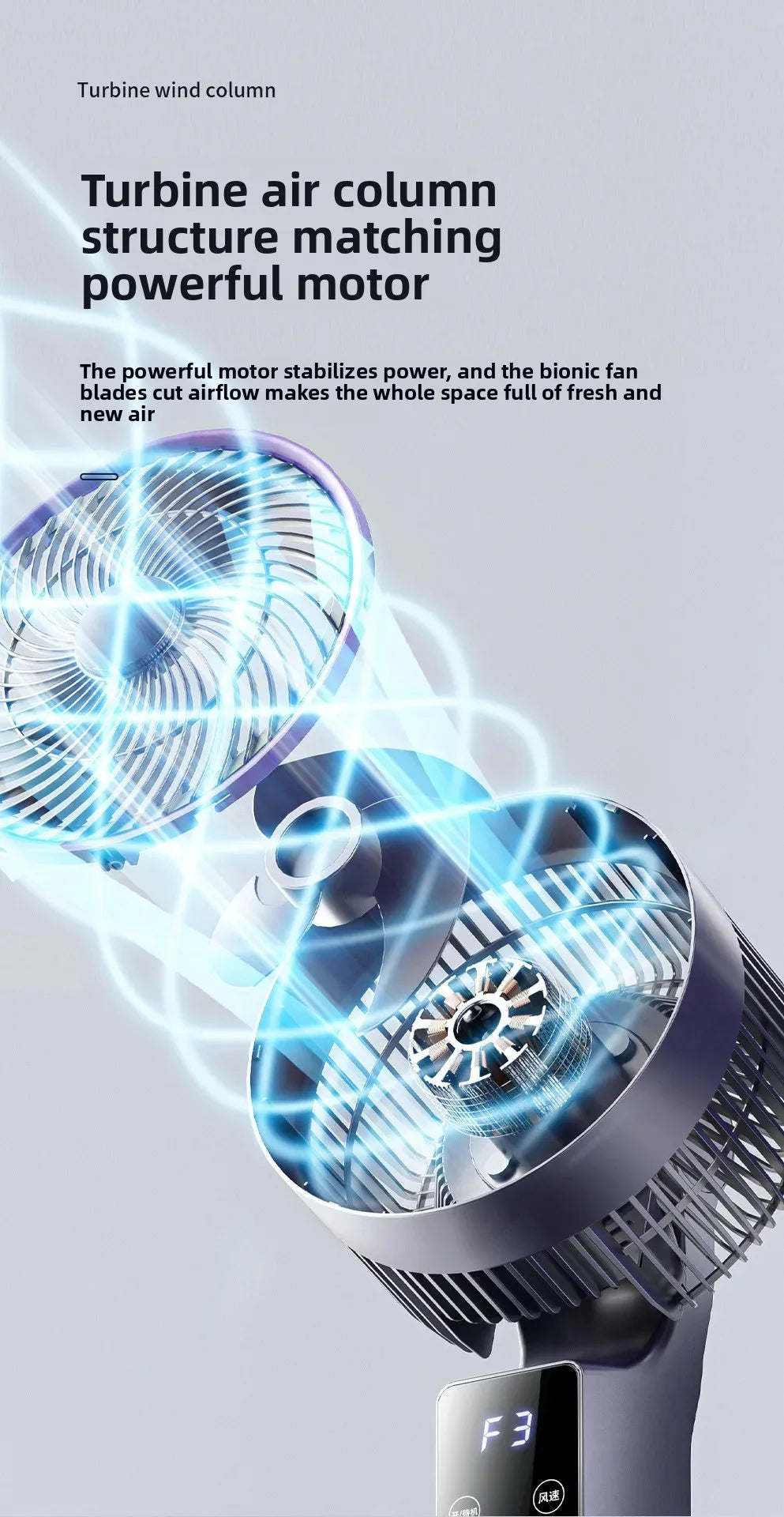 Air Circulator Fan with Aroma Diffuser,Long-Distance Oscillating Floor Fan for Home/Dorm,Energy-Saving 3-Speed Quiet Desk Fan
