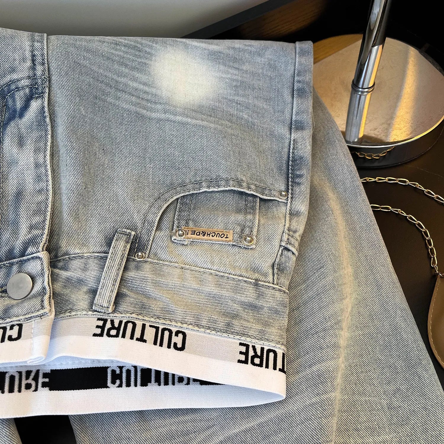 Women's High Waist Ripped Boyfriend Jeans Distressed Loose Fit Denim Pants Casual Streetwear Fashion Trousers