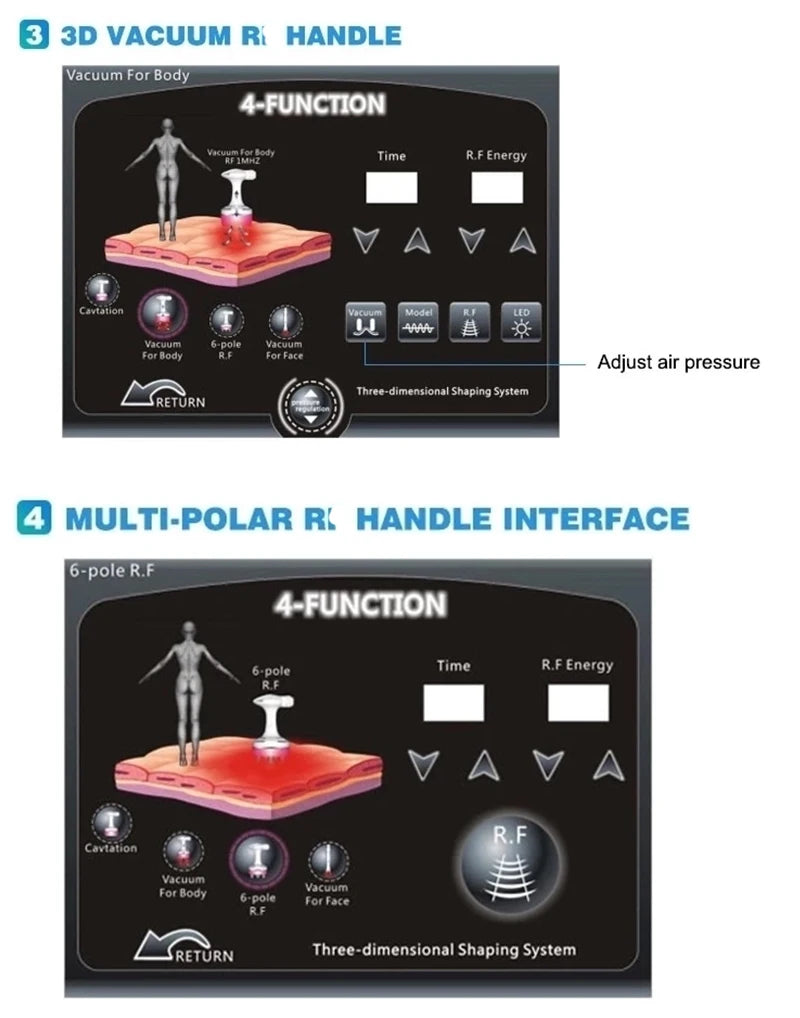 Portable V9 Vela Body Shape Weight loss Vacuum 85Kpa Cavitation Slimming Roller Shaping Massage Machine Fat Removal Face lift