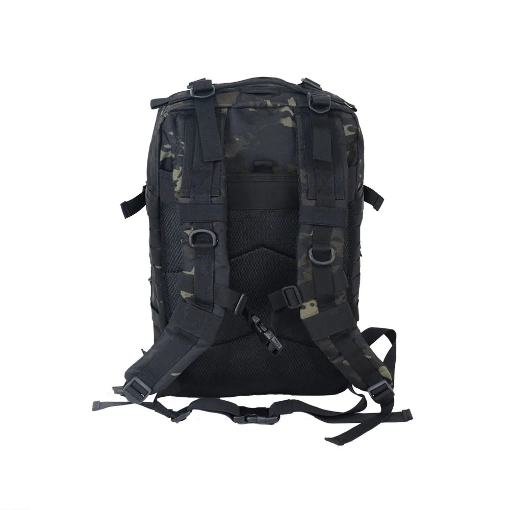 50 Liters Outdoor Tactical Dual Shoulder Large 3P Backpack Backcountry Cycling Sports Backpack Travel Attack Camouflage Multi-Fu
