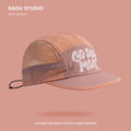 Spring Summer Outdoor Breathable Quick-drying Baseball Cap for Men and Women Lightweight Soft Brim Retro 5-panel Camping Hat