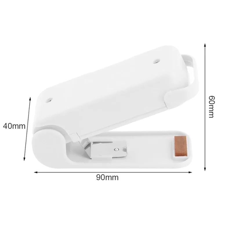 Portable Vacuum Food Sealer Plastic Bag Mini Packaging Machine Handy Sticker And Seals for Food Storage Snack Vacuum Sealer