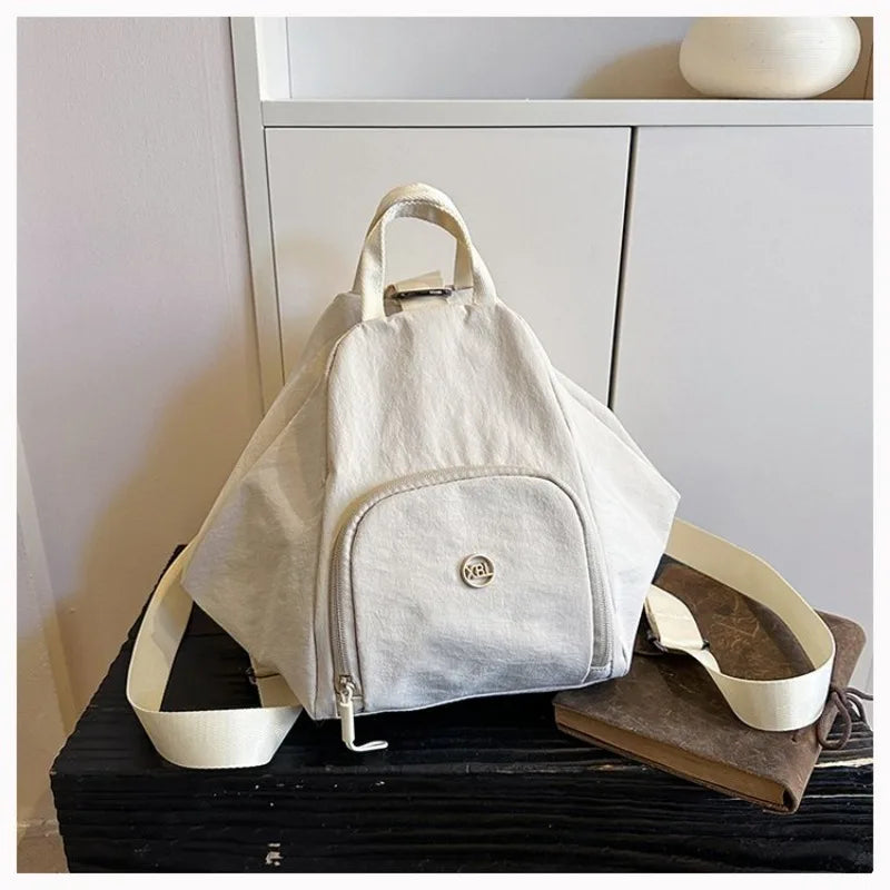 Women's Casual Nylon Large Capacity Shoulder Bag with Pocket, Casual Style for Daily Use, Sports, Travel, and Outdoor Activities