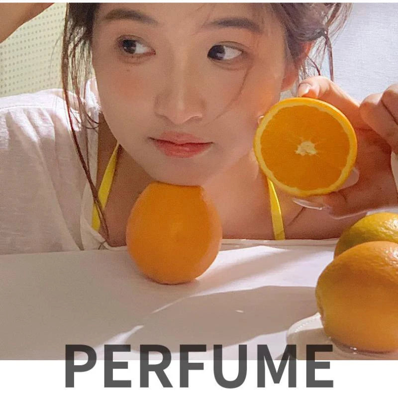 Citrus Peach Fruity Perfume Spray,Clean Fresh Women Scent,Orange Blossom/Lily/Iris/Vetiver/Lemon/Musk Light Fragrance Mist