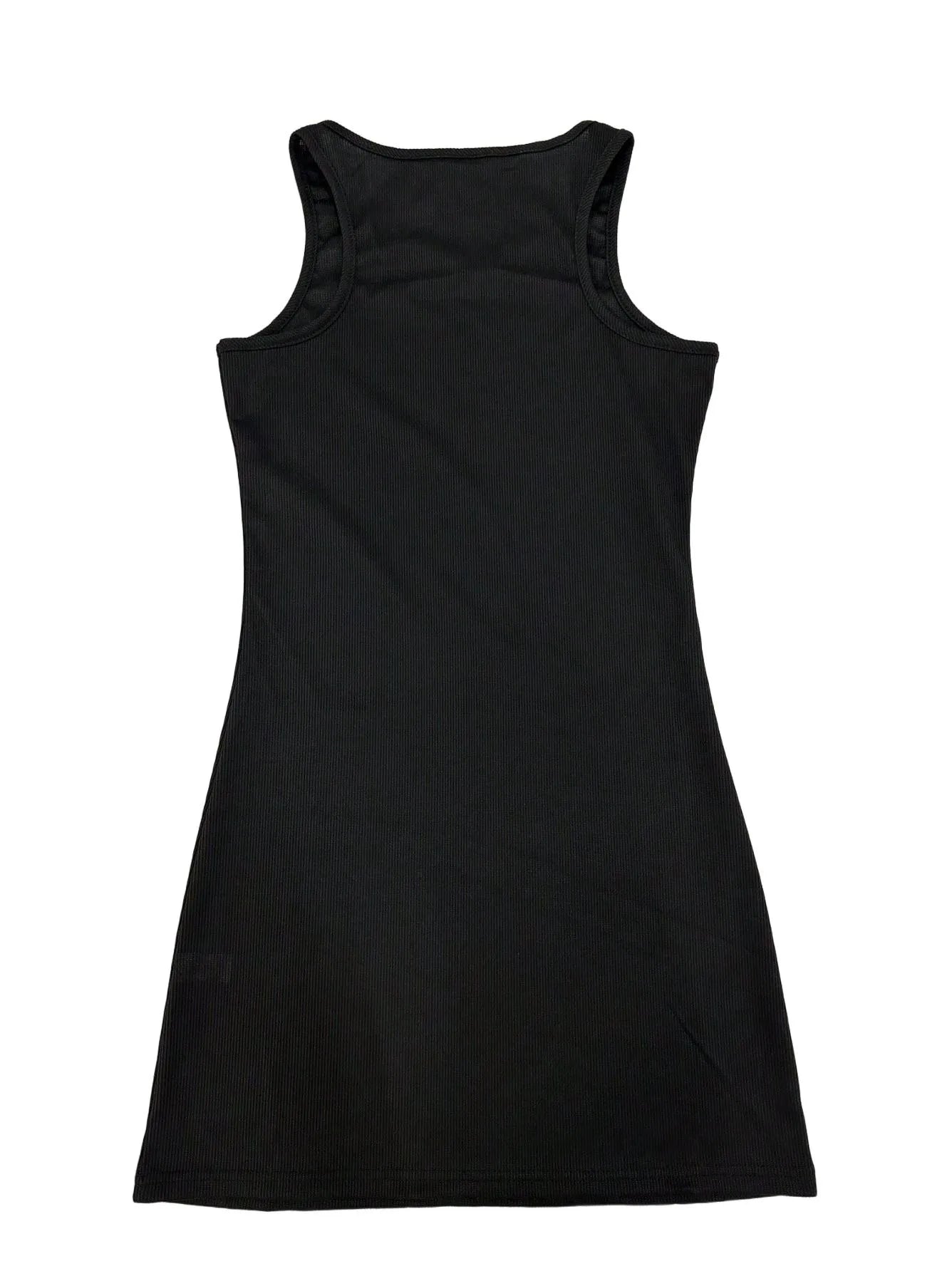 2025 European and American dress new summer sleeveless mini sexy tight fitting tank top for women