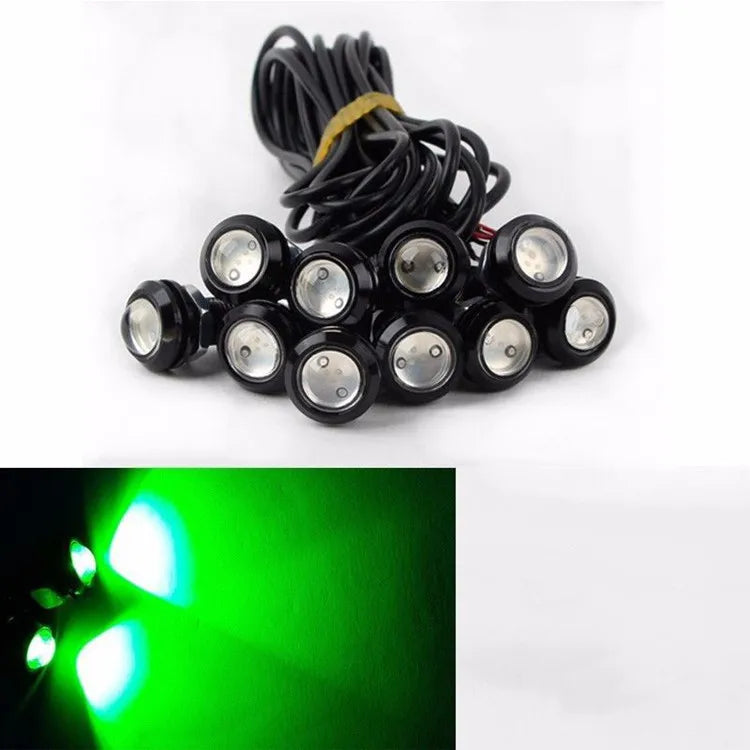 10pcs 12V LED Eagle Eye DRL 18mm High Power SMD Daytime Running Light Car Fog Bulb Reverse Backup Parking Turn Signal Lamp Hot