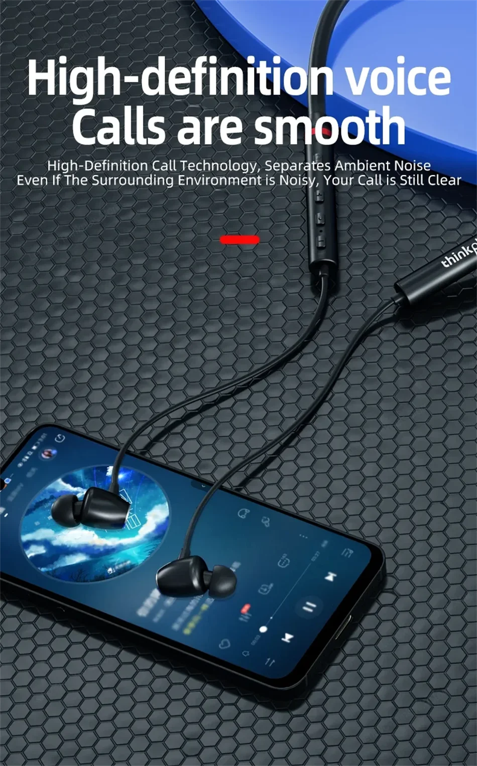 Lenovo HE05X Neckband Earphones Wireless Bluetooth 5.0 Earbuds Waterproof Sport Headset with Mic Magnetic Neckband Earphone New