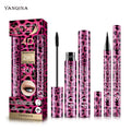 Long Lasting 4D Waterproof Mascara Liquid Eyeliner Pencil Set For Voluminous Curling Lashes And Natural Eyebrow Makeup