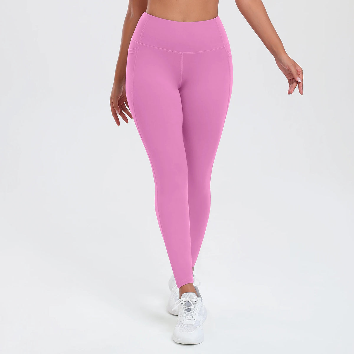 Women Butt Lifting Fitness Leggings With Pockets Tummy Control Sports Pant High Waist Fitness Tights Gym Clothing Sportswer