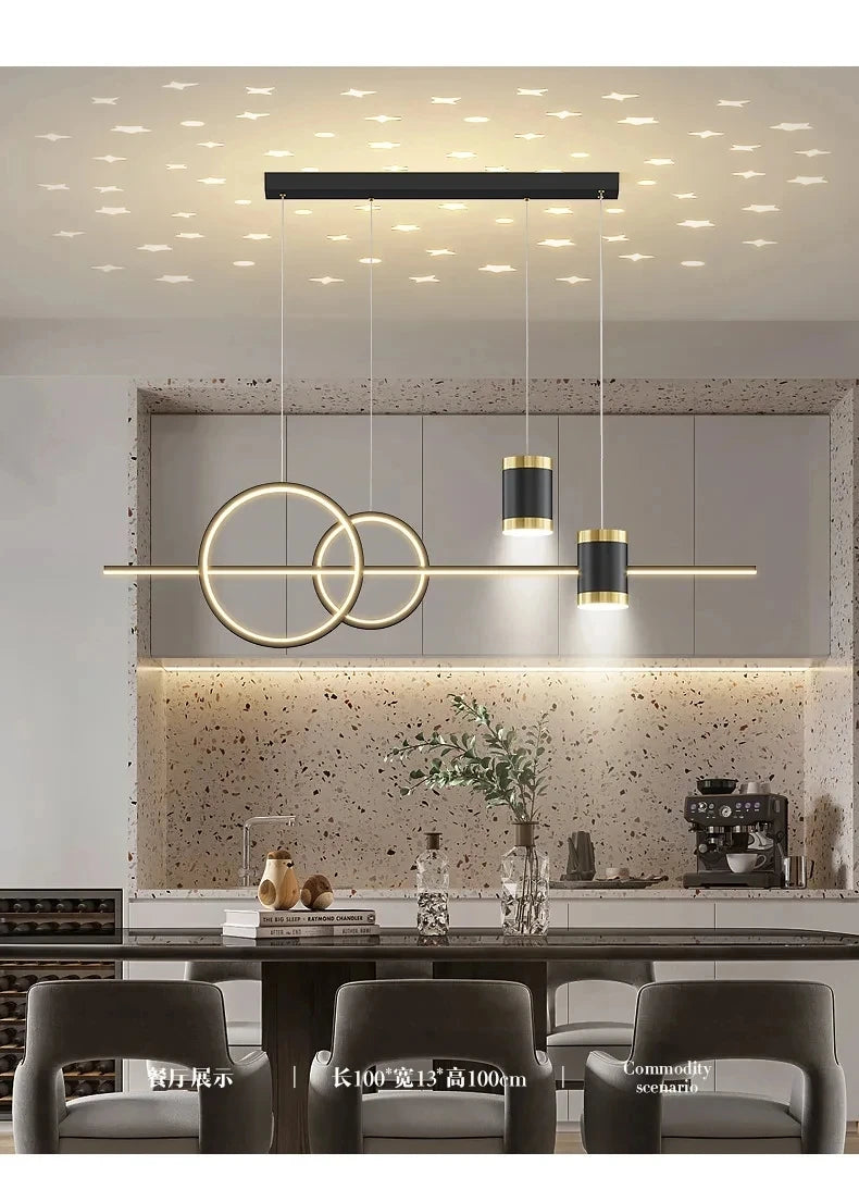 Modern Restaurant Pendant Lights LED Dining Tables Kitchens Ceiling Lights Modern Minimalist Hotels Bars Cafes Home Decor