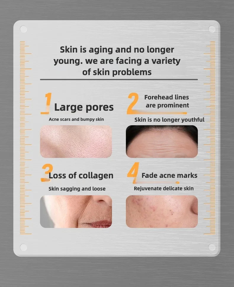 Facial Hydrolyzed Sponge Microcrystal Serum Skin Booster Anti-Wrinkle Firming Moisturizing Repairing Brightening Skin Care