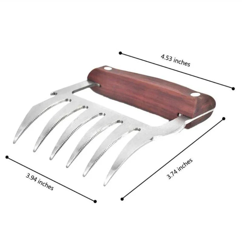 Bear Claws Barbecue Fork Pull Shred Pork Shredde Manual Meat Clamp Roasting Fork Kitchen Tool Bbq Accessories Kitchen Gadgets