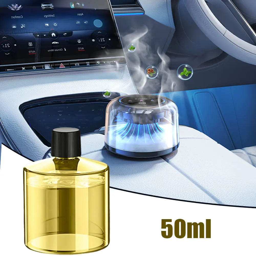 1x 50ml Car Air Fragrance Oil Car Perfume Refill Liquid Ambient Freshener Car Long Lasting Air Freshener Aromatherapy Oil