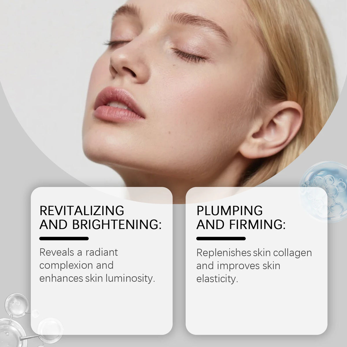 PDRN Salmon DNA Ampoule Serum Hydrolyzed Collagen Stem Cell Skin Booster Plumping Anti Wrinkle Glass Skin Repair Serum