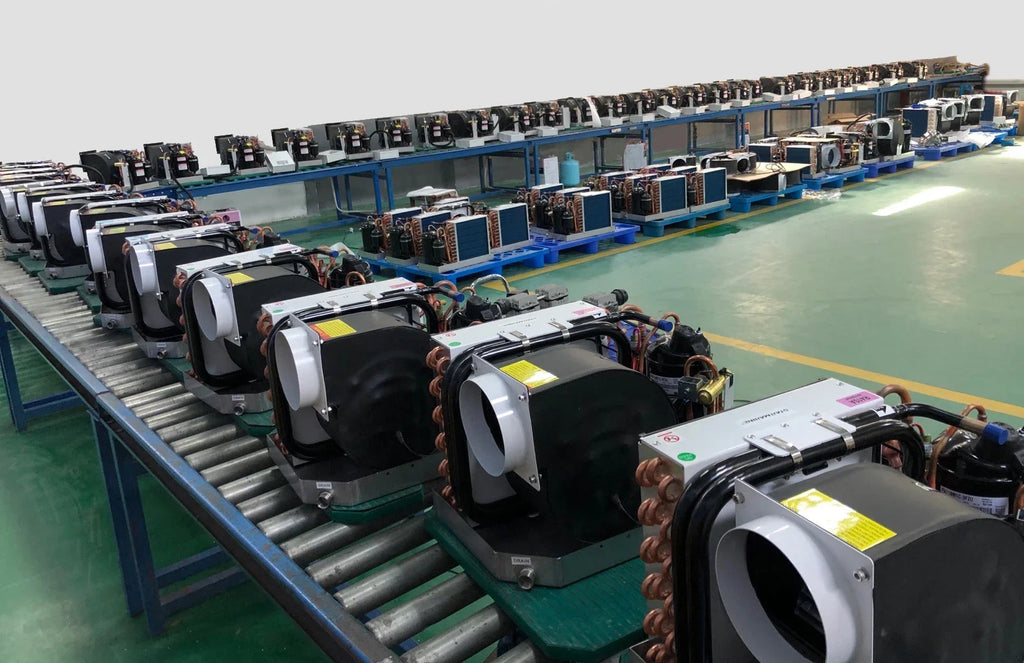 Shanghai Hopewell 12V DC 7000BTU 12000BTU DC12V Boat Yacht Marine Self Contained Unit Marine Air Conditioner