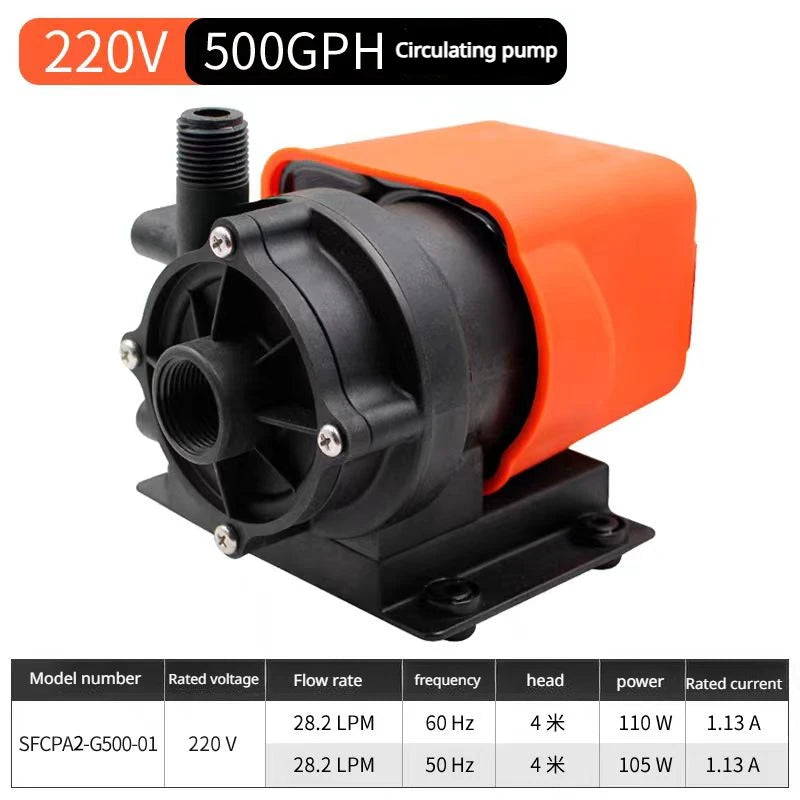 1pcs SEAFLO 500GPH 115V 220V 230V Marine Air Conditioner Magnetic Drive Water Circulation Pump