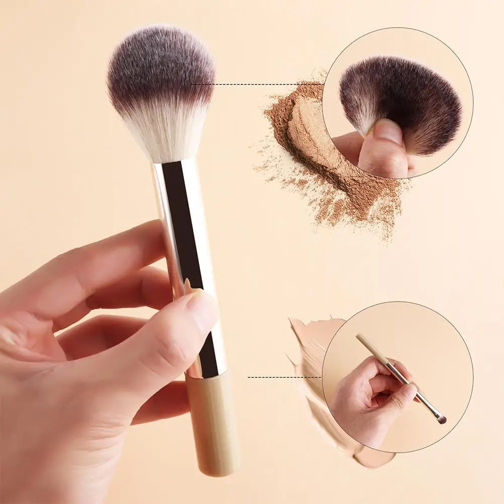 13Pcs Professional Makeup Brush Set Foundation Concealer Powder Eyeshadow Blush Kabuki Blending Full Face Beauty Tool