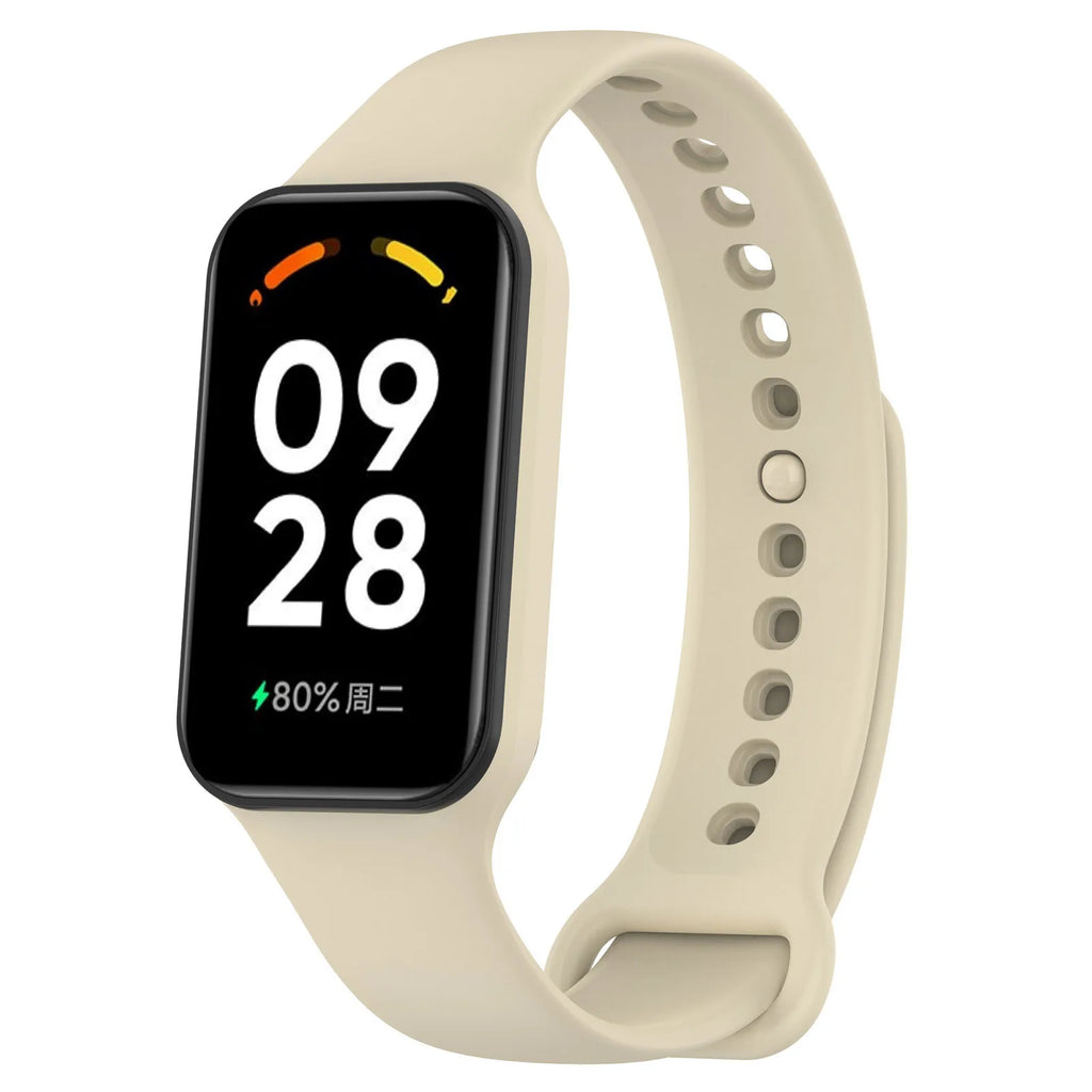 Silicone Strap For Xiaomi Redmi Band 2 Watchband Bracelet Replacement For Xiaomi Band 8 Active Wrist Strap Correa Accessories