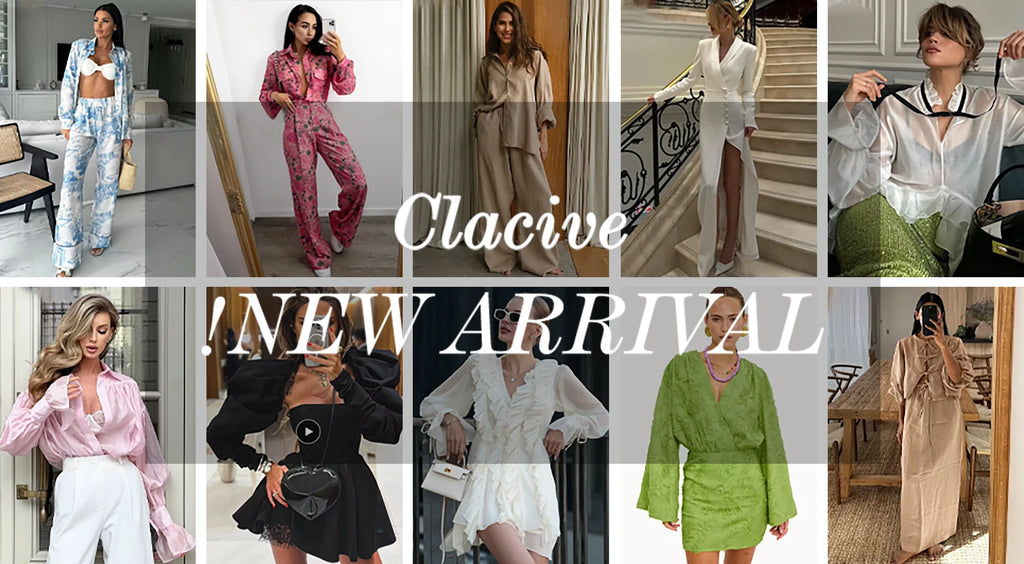 Clacive Sexy Slim White Women's Top 2025 Fashion Square Collar Long Sleeve Crop Top Elegant Classic Solid Tops Female Clothing