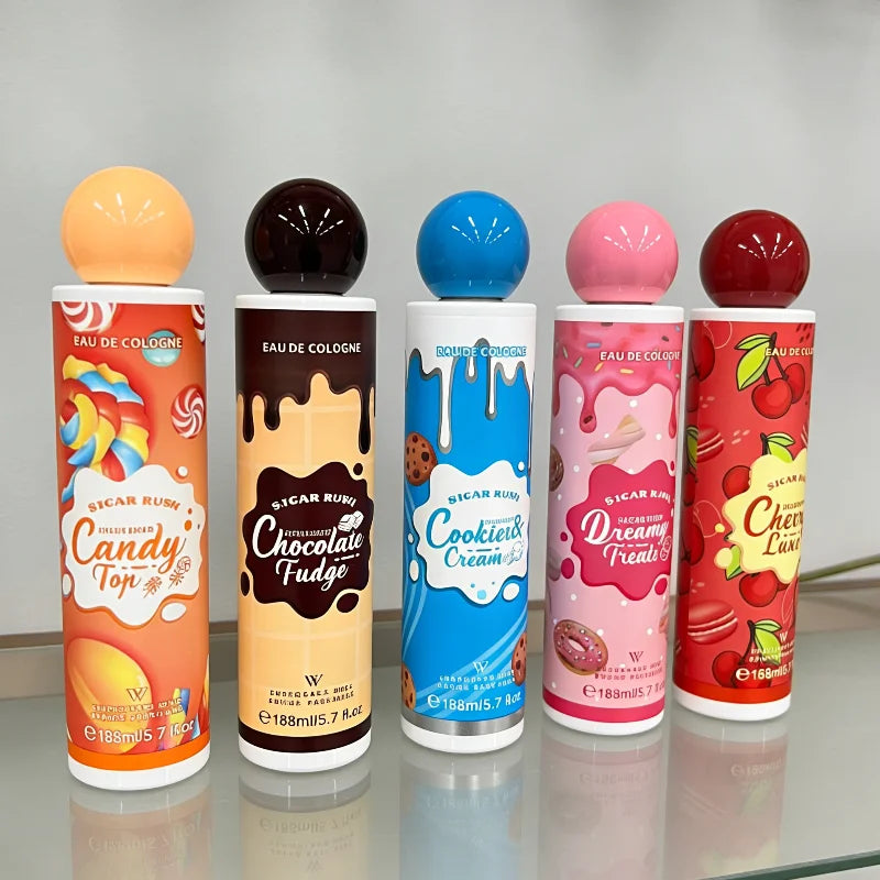 Rich Gourmand Perfume Unisex Fresh Berry Sweet Cookie Chocolate Cream Eau De Toilette Lasting Alluring Scent Body Spray 168ml