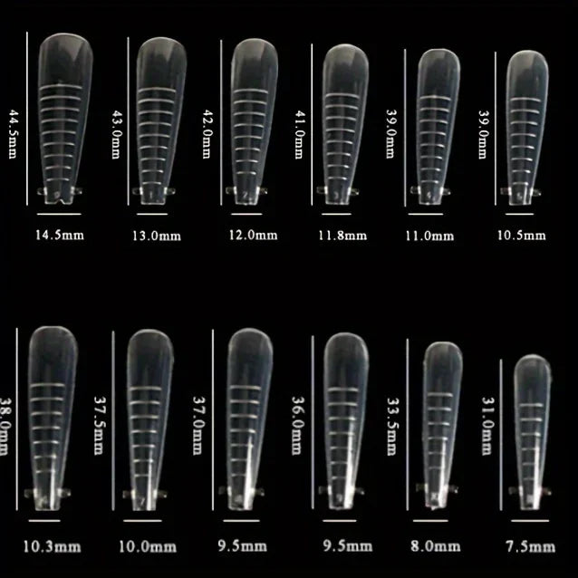 Nail art decals, nail mold- with complete scales and packaging box - is a must-have tool for nail art, salons and home use