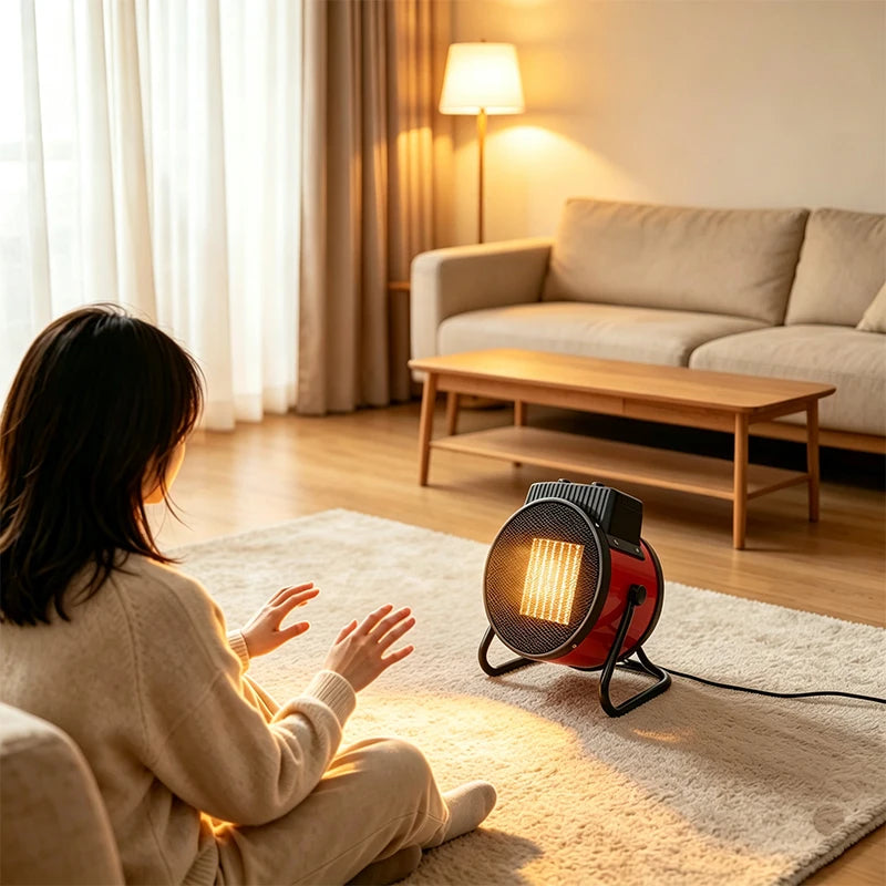 Industrial Portable Electric Heater Blower with Adjustable Ceramic Heating Stove Radiator Natural Hot Wind Thermal Air Warmer