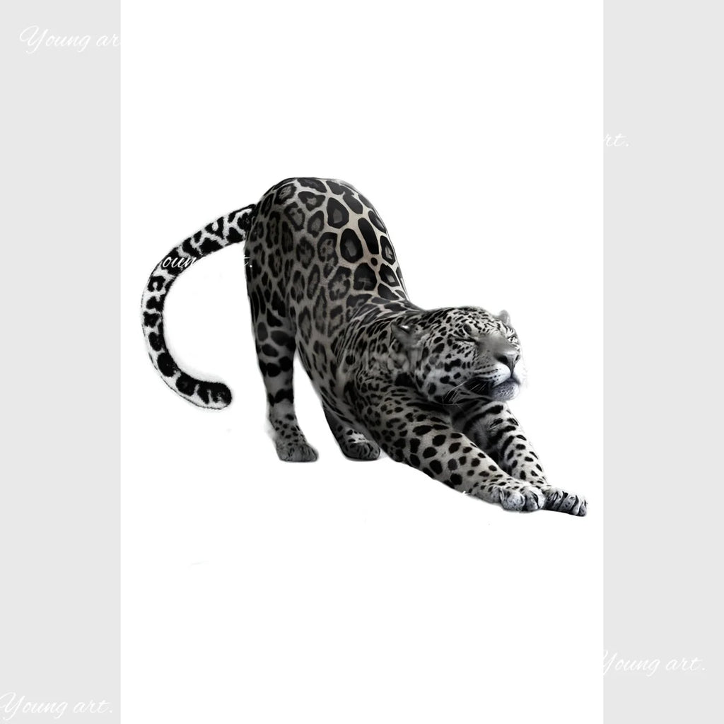 1/6pcs Retro Leopard Cheetah Abstract Canvas Print Poster Y2k Chic Modern Minimalism Art Prints Living Room Home Decor Poster
