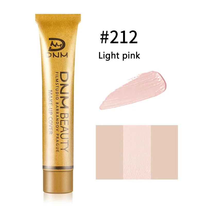 DNM High Quality Covering Concealer Makeup Moisturizing Face Concealer Foundation Waterproof Lasting Concealer Covering Cream
