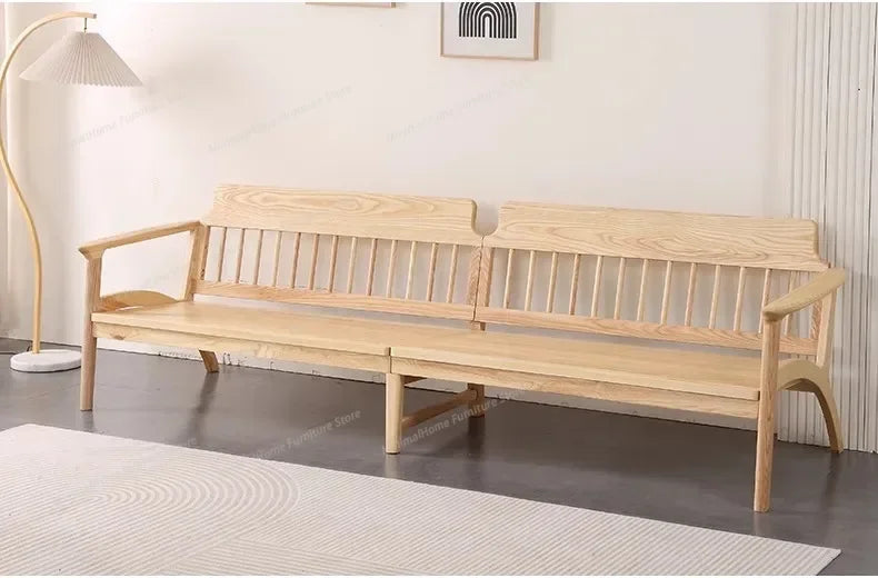 Relaxing Living Room Sofas Lounge Comfortable Wood Floor Modern Lazy Sofa Nordic Balcony European Divani Da Soggiorno Furniture