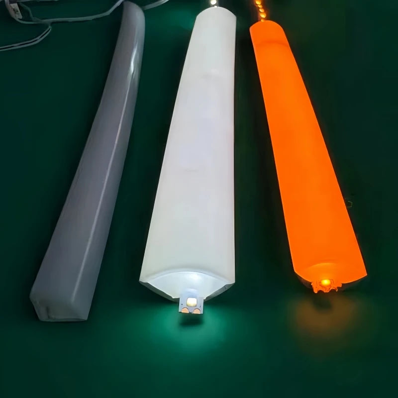 V-Shaped LED Neon Rope Lamp Flexible Silicone Tube Diffuser Channel DC12V Waterproof Cabinet Stair Corner Decor Neon Strip Light