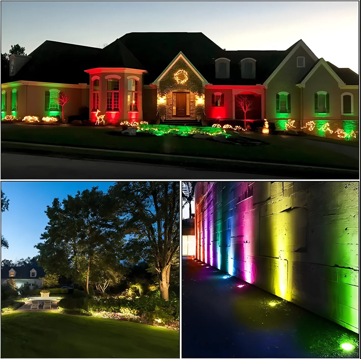 5W 10W 12W 15W Led Garden Underground LampsOutdoor IP67 Waterproof Buried Garden Path Spot Recessed Underground Light Warm White