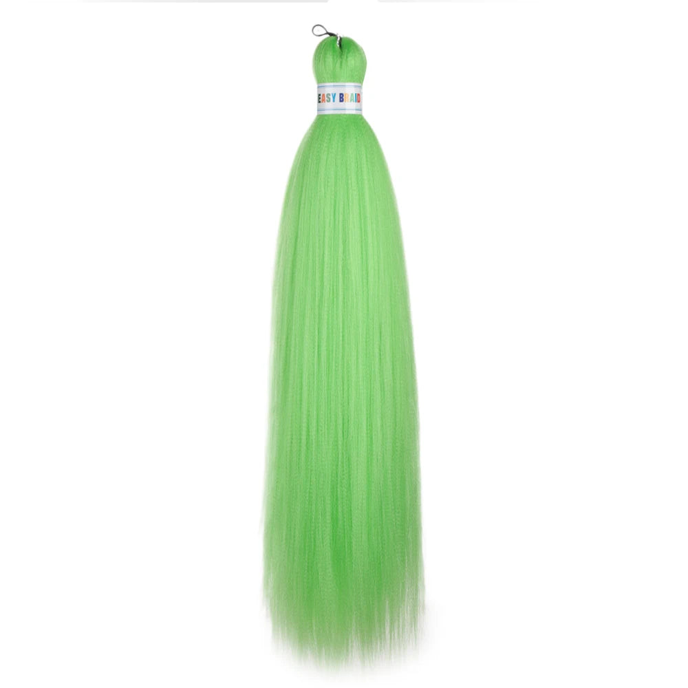 Ombre Kanekalon Braiding Hair Extensions Pre Stretched 26 Inch Synthetic Hair for Afro Jumbo Box Braids Natural Looking