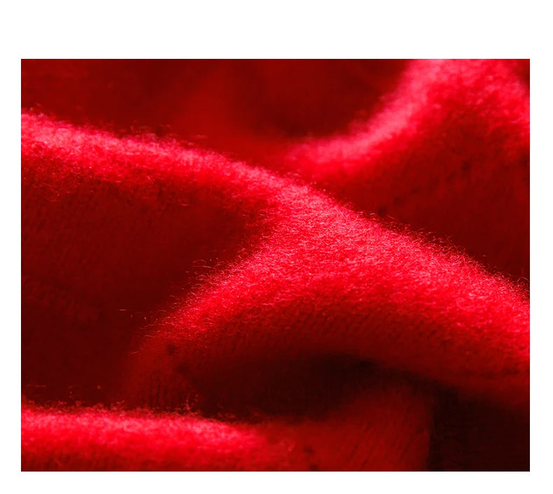 ATTYYWS  100% Merino wool men's pullover O-neck sweater casual knitted solid color autumn and winter men's new wool sweater