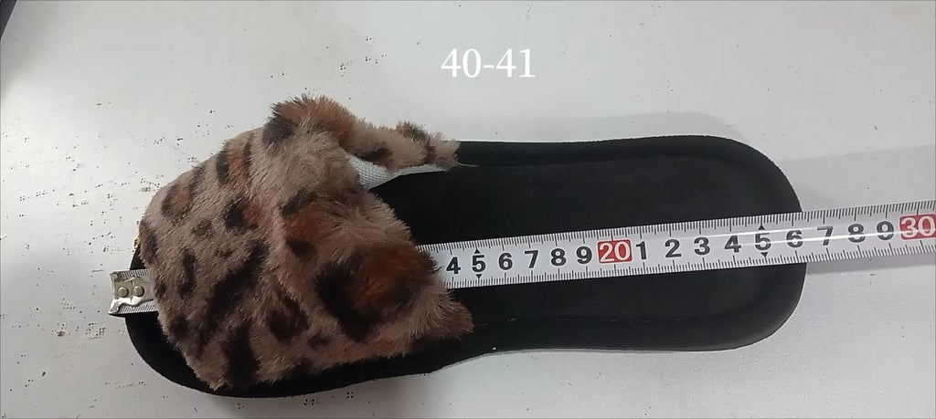 Fashion Women Slippers Cotton Plush Warm Female Light EVA Flat Bottom Non-slip Comfortable Slides Winter Autumn House Shoes