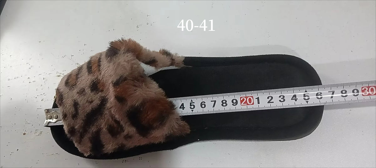 Fashion Women Slippers Cotton Plush Warm Female Light EVA Flat Bottom Non-slip Comfortable Slides Winter Autumn House Shoes