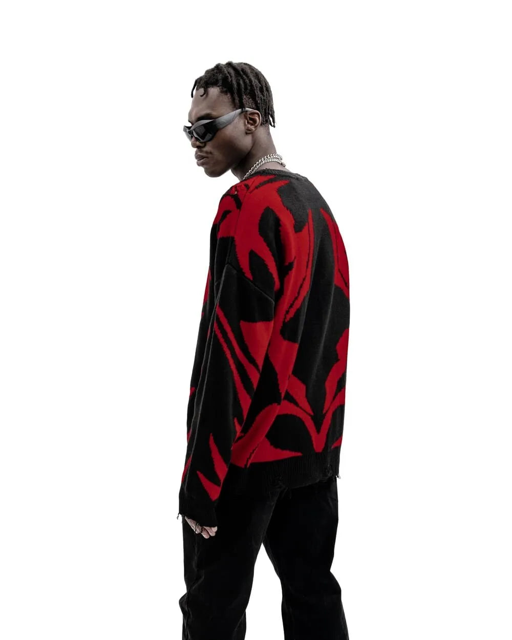 Sweater New Order Graphic Men Winter Pullover Knit Long Sleeve Tops Hip Hop Fashion Harajuku Jumper Coat Y2k Streetwear Clothing