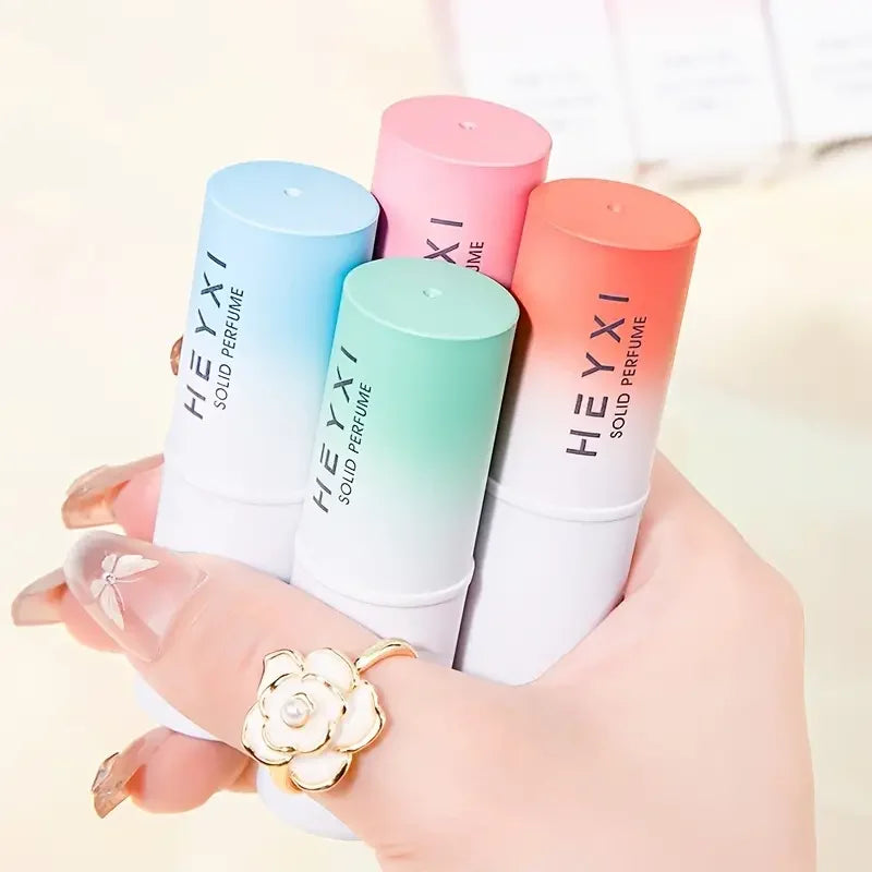 Solid Fragrance Cream, Natural Formula with Long-Lasting Light Fragrance, Mild and Non Irritating/With Plant Squalane