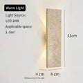 Outdoor Waterproof Wall Lamps Strip Natural stone Wall Lights 18W LED Wall Lamp Bedroom Exterior Outdoor Lighting Fixtures