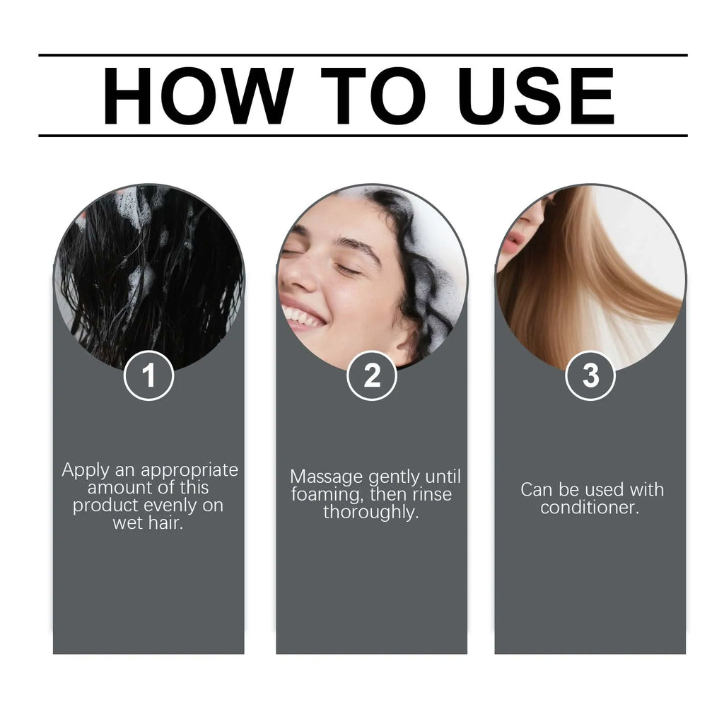 Rosemary Shampoo Anti-Hair Loss Shampoo Deep Scalp Cleansing & Moisturizing Hair Care Set for Dry Damaged Hair Strengthens Roots
