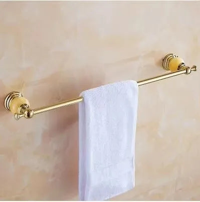 New brass and Jade Gold Bathroom Accessories Set,Paper Holder,Towel Bar,Soap basket,towel rack,towel ring, bathroom Hardware set
