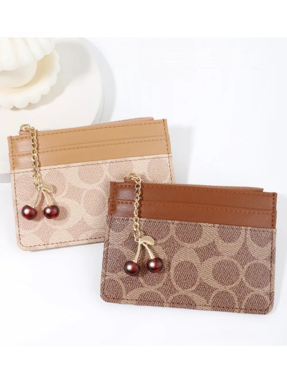 Luxury Design Wallets for Women Multi‑Function Card Holder PU Leather Female Vintage Small Card Bag Short Women's Purse