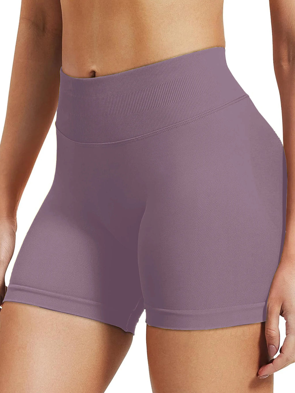 High stretch hip lifting fitness yoga shorts with peach hips and no awkward lines, Pilates medium intensity training shorts