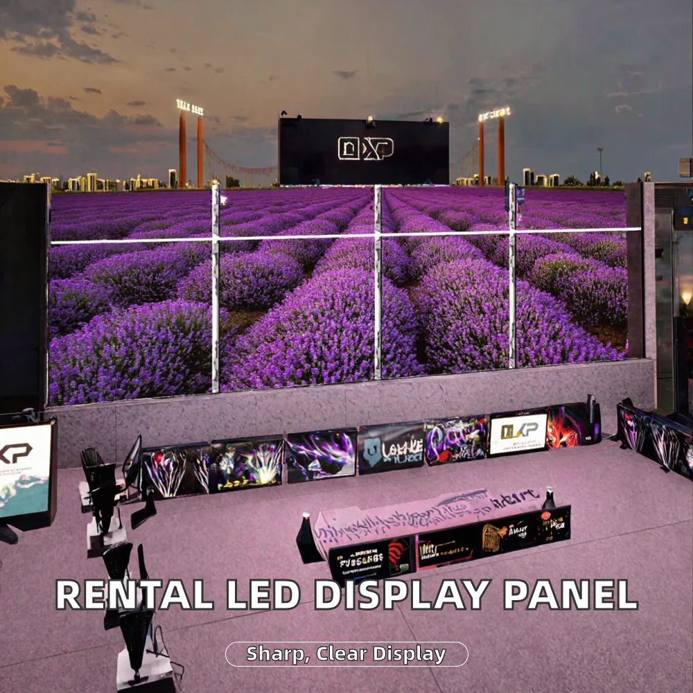 Durable Outdoor P2.976 LED Display 4K Full Color 500x500 Rental LED Screen for Advertising Billboard