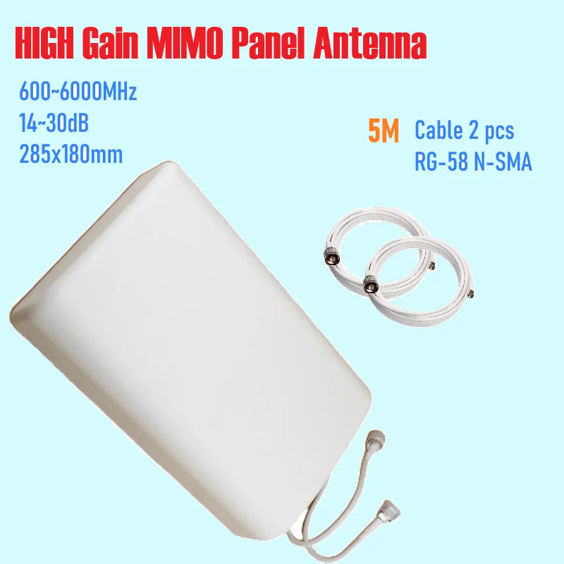 High Gain 3G 4G LTE Panel Directional Router Antenna Indoor Outdoor Long Range with TS9 CRC9 SMA for Router CPS AP Booster