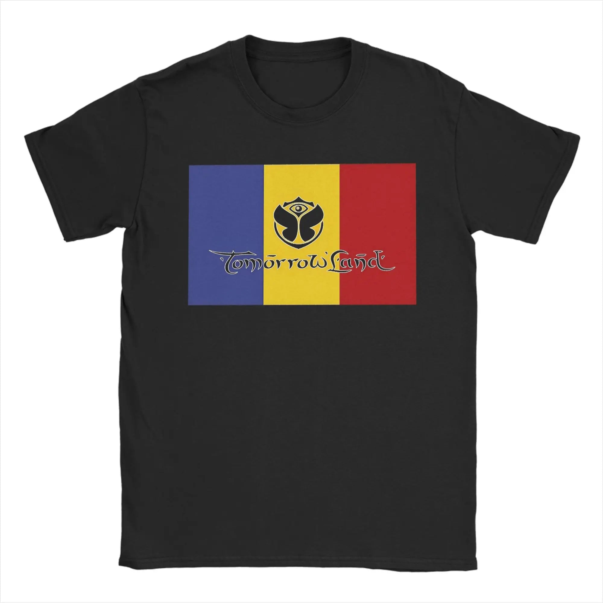 Tomorrowland Belgium 2025 Festival Trip Magical Futuristic Festival T Shirt Beach T Shirts Man Cotton Tees Short Sleeves Tshirt