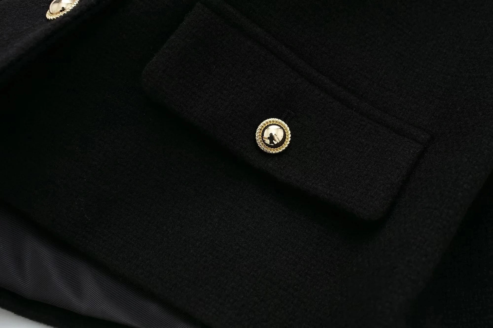 HH Women Vintage Solid Coat Button Long Sleeve O Neck Jacket With Pocket 2024 Spring Elegant Female Casual Outerwear Jakcet